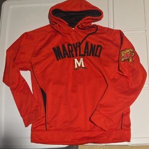 Knights Apparel Red Maryland Sweatshirt Hoodie